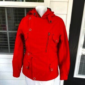 BURTON Dry Ride Ski Snow Jacket in Red Women's Size Small (S) Snow Boarding